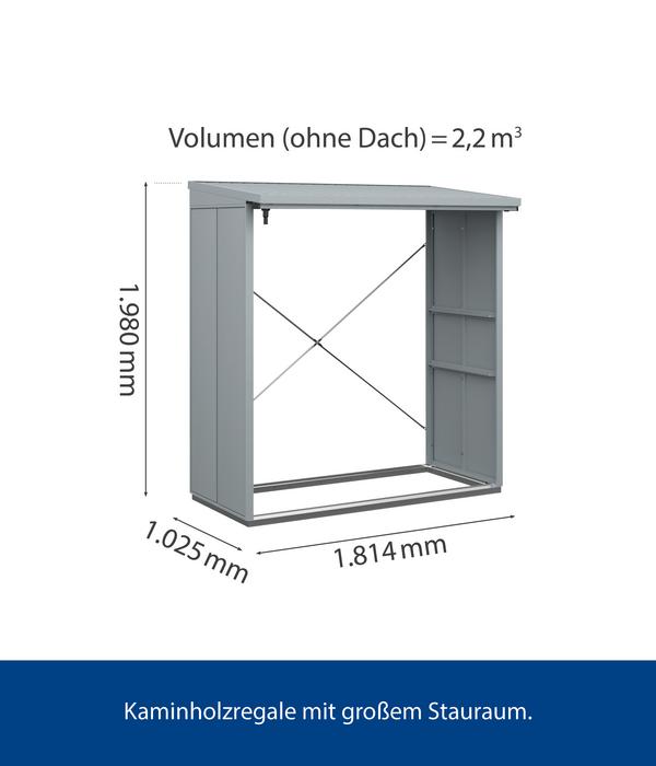 Hörmann Berry-Kaminholzregal Modern