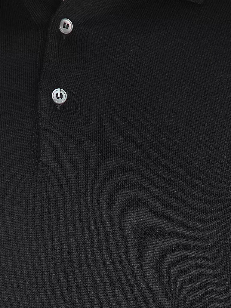 GRAN SASSO Poloshirt  schwarz