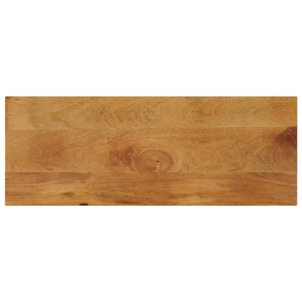 vidaXL Tampo de Mesa Retangular 70x30x2,5 cm Mangueira Maciça - 4043894899