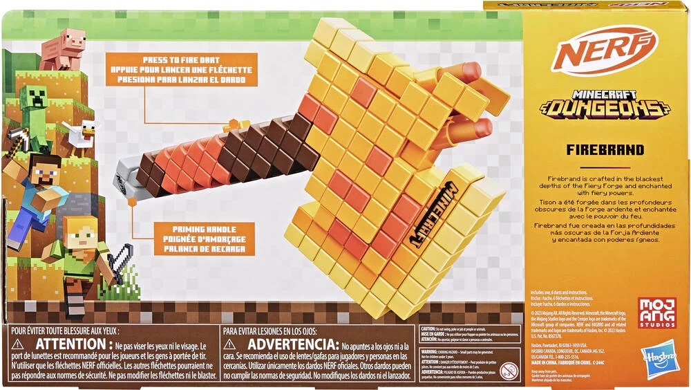 NERF MINECRAFT FIREBRAND
