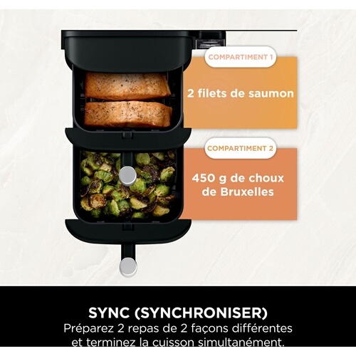 Friteuse sans huile Ninja Double Stack 7,6 L SL300EU