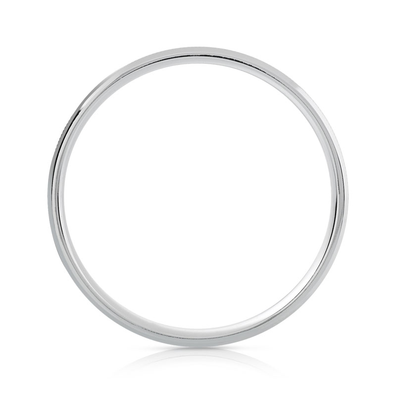 Alliance or 750 blanc irisé 3 mm