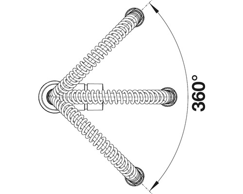 Blanco flexibele keukenkraan CATRIS-S chroom 521476