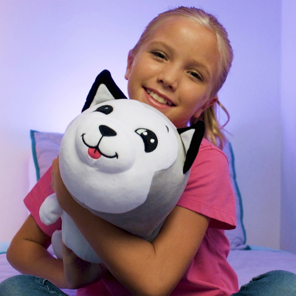 Flip-A-Zoo Pilze 38 cm Eisbär zu Husky Plüschtier
