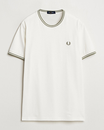 Fred Perry Twin Tipped T-Shirt Light Ecru