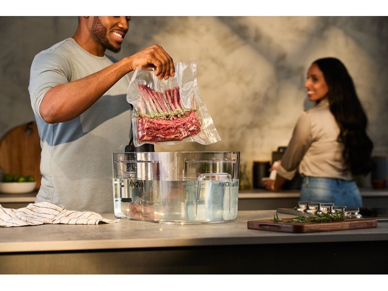 Anova Sous-Vide Cooker 3.0 1100W, 8 l/min Kocher für nahezu jeden Kochtopf