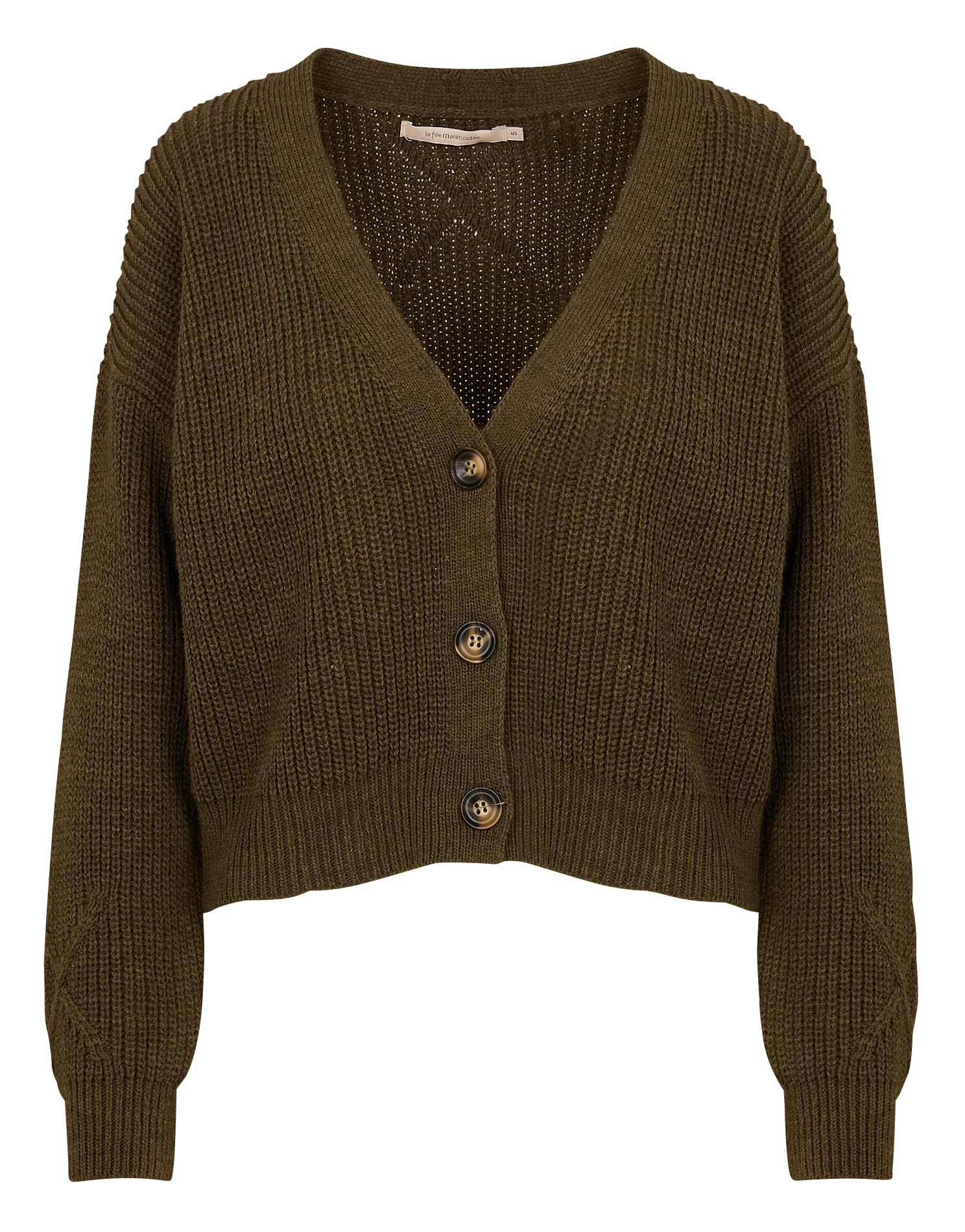 Gilet encolure V| Vert