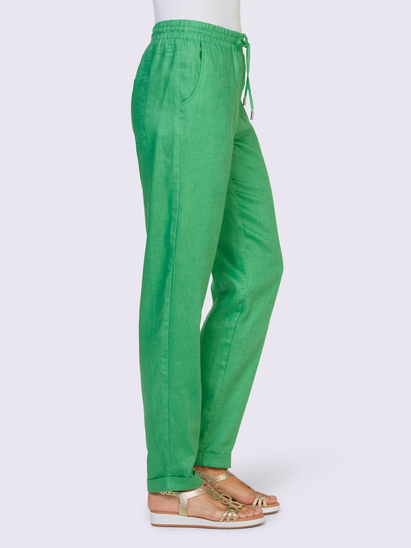 Pantalon en lin pur lin