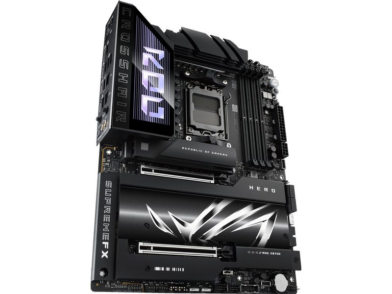 ASUS ROG Mainboard Crosshair X870E Hero Gaming ATX-Mainboard mit X870E-Chipsatz