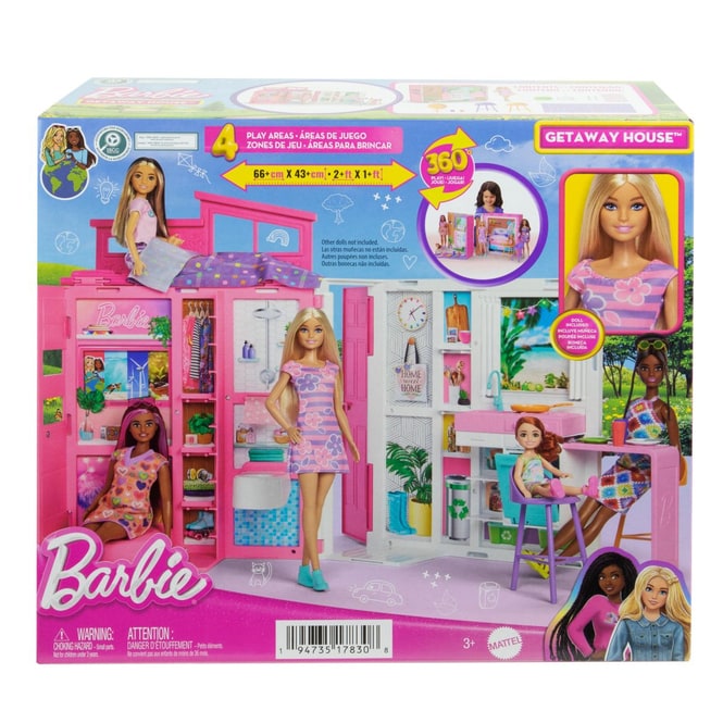 Barbie - Getaway - Ferienhaus mit Puppe - Spielset