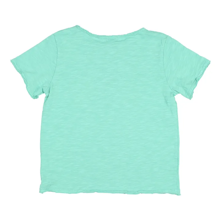 Búho T-Shirt Coton Bio Flamé | Vert