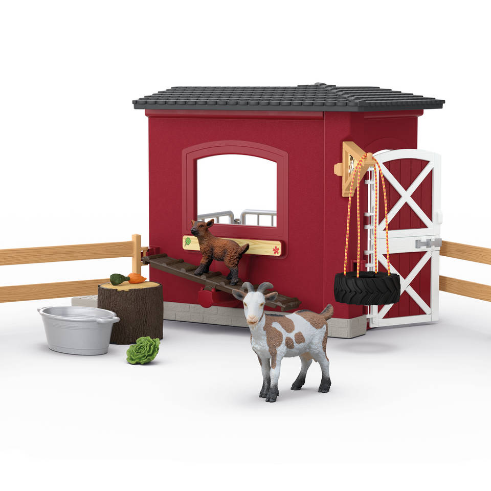 schleich FARM WORLD geitenstal 42726