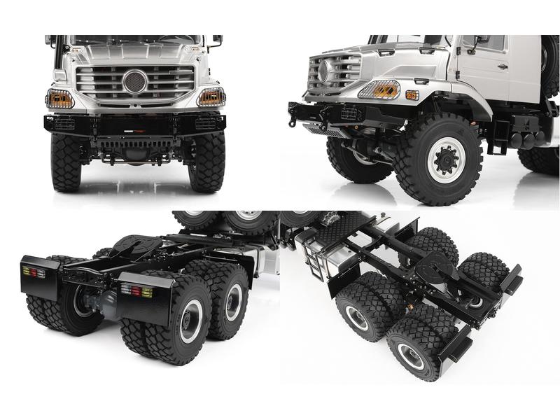 RC4WD Lastwagen Sledge Hammer Heavy Haul Truck 6 x 6 1:14, Vormontierter 6WD Lastwagen mit 2-Gang Getriebe und 2.4 GHz RC-Anlage
