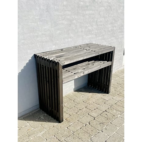 Grillbord af traller m. topplade