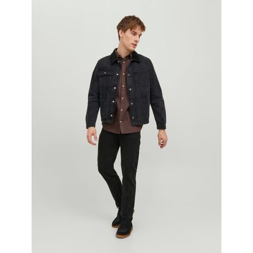 Jack & Jones - 12237392 CHRIS-BLACK DENIM Negro