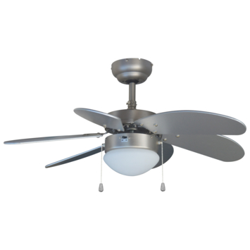Handson plafondventilator Verona 75 cm met 6 bladen en verlichting