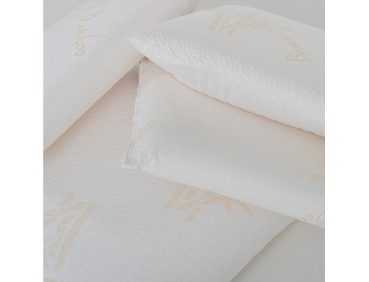 OLYMPE LITERIE - Pack oreiller Lot de 2 oreillers bio | mousse à mémoire de forme | moelleu...