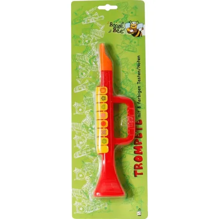 Vedes Boogie Bee Trompete in rot mit 8 farbigen Tasten/Noten