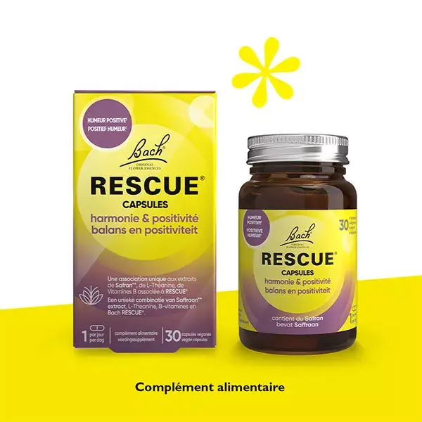 RESCUE Capsules Harmonie & Positivité 30 unités