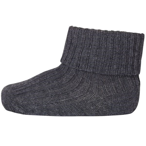 MP 533 Cotton Rib 497 Dark Grey - Mp Danmark → Luksusbaby.dk