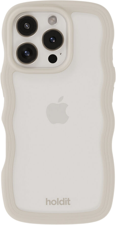 HoldIt Wavy Case iPhone 16 Pro Max Beige