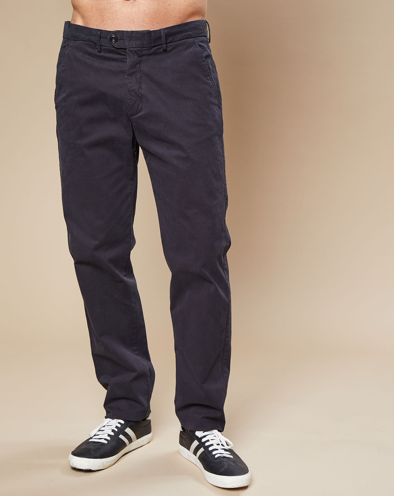 Hartford Pantalon chino Tobby charcoal