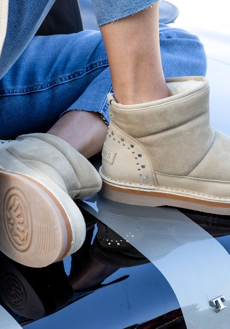 SHABBIES BY WENDY beige shabbies by wendy enkelboots wendy moon