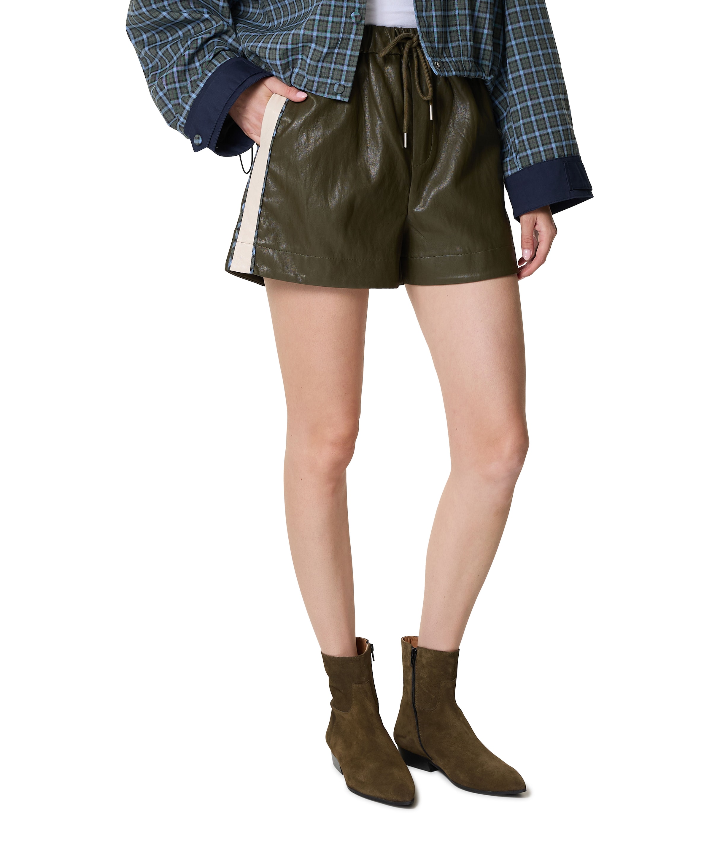 FRNCH 2-Amelie shorts dames korte broek groen