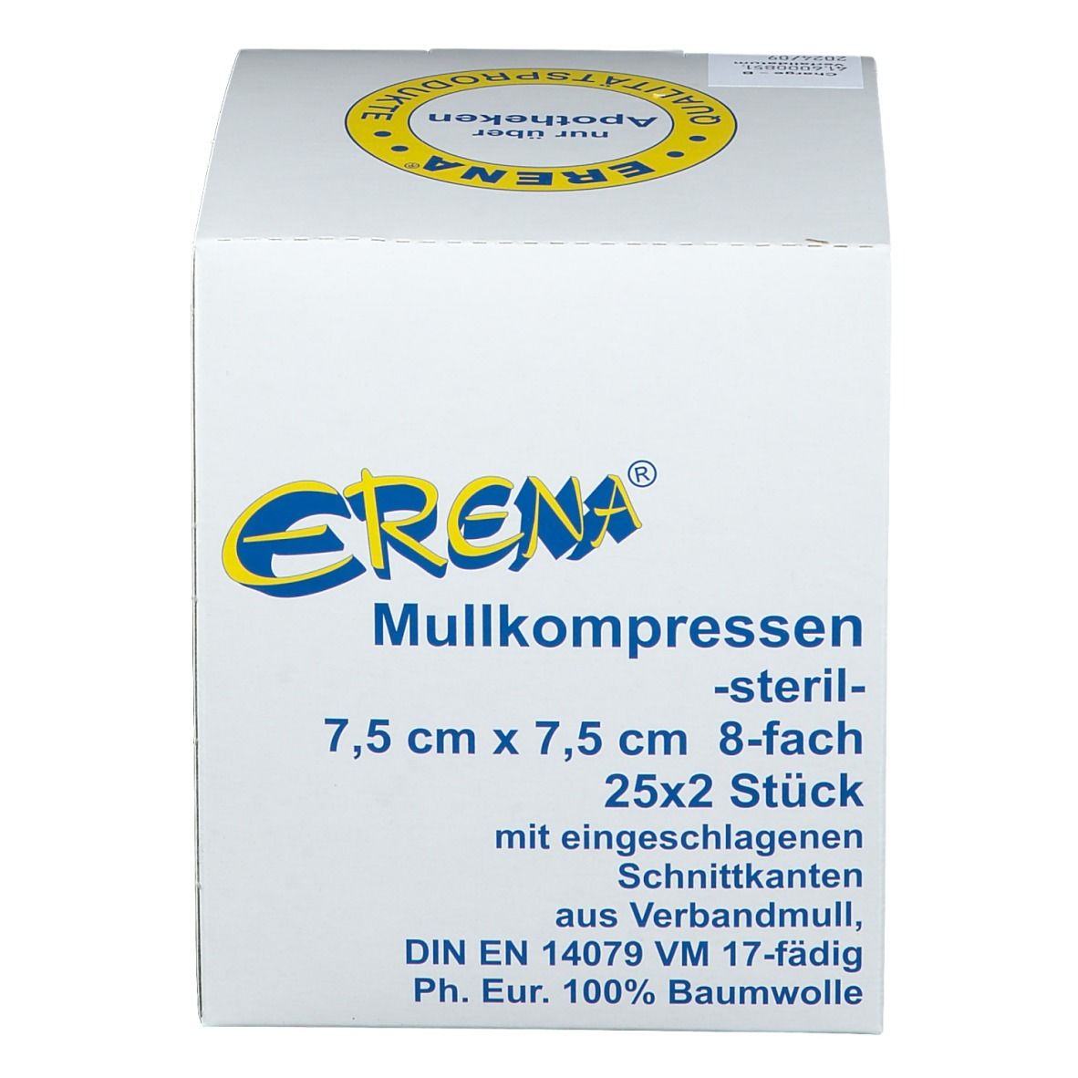 Erena® sterile Mullkompressen .7,5 x 7,5 cm 8-fach
