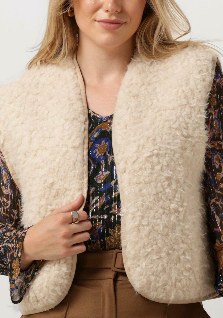 LOUIZON ecru louizon gilet bambo