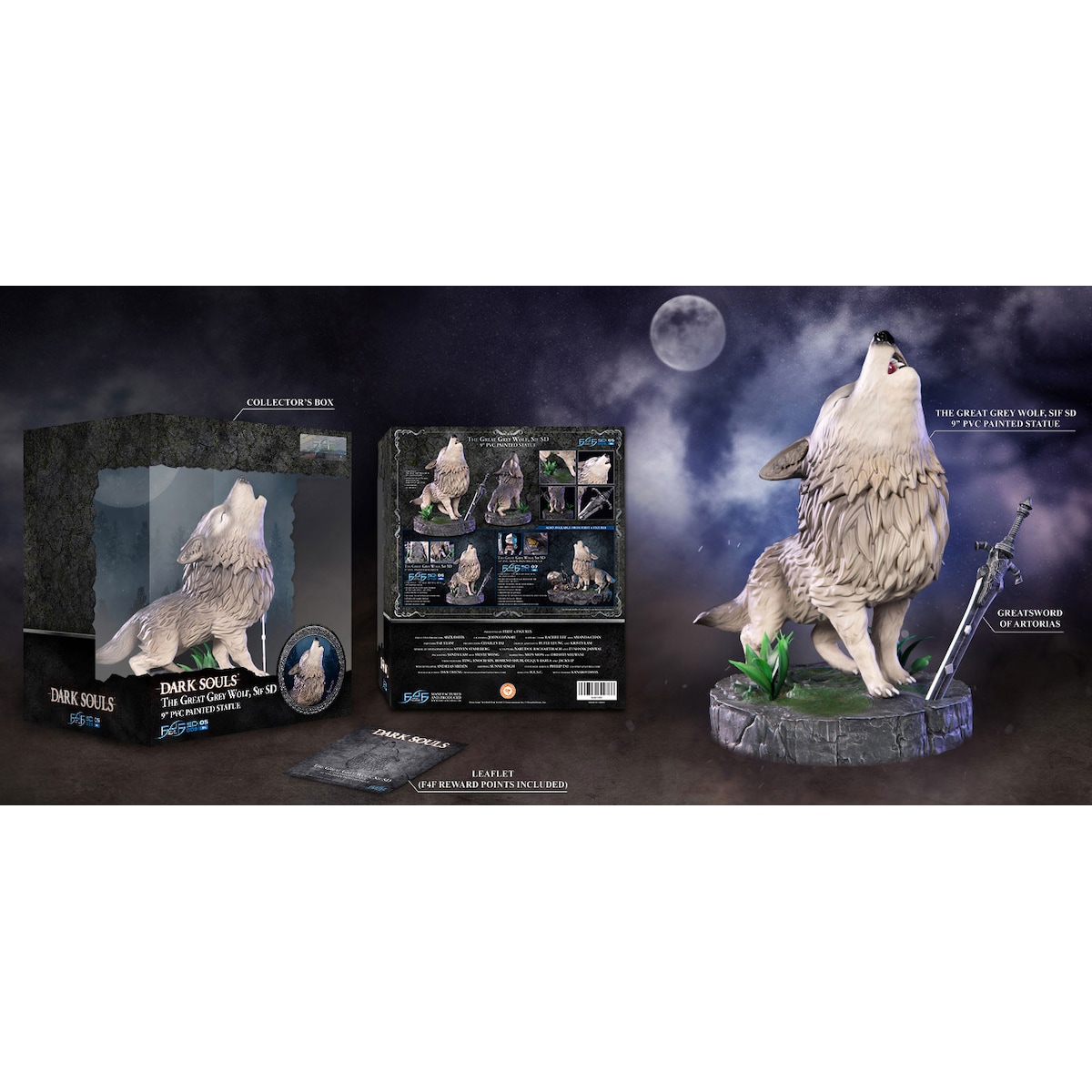 First 4 Figures Dark Souls actionfigur (The Great Gray Wolf Sif)
