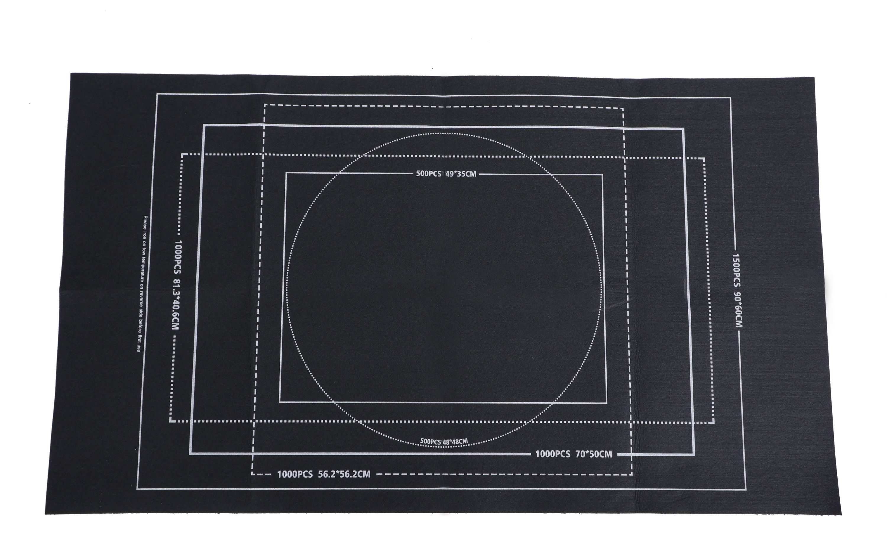 Puzzlematte aufrollbar schwarz
