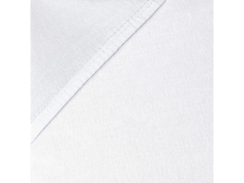 babybay Fix-Leintuch Maxi/Boxspring 89 x 50 cm, Weiss Jersey Spannbetttuch Deluxe