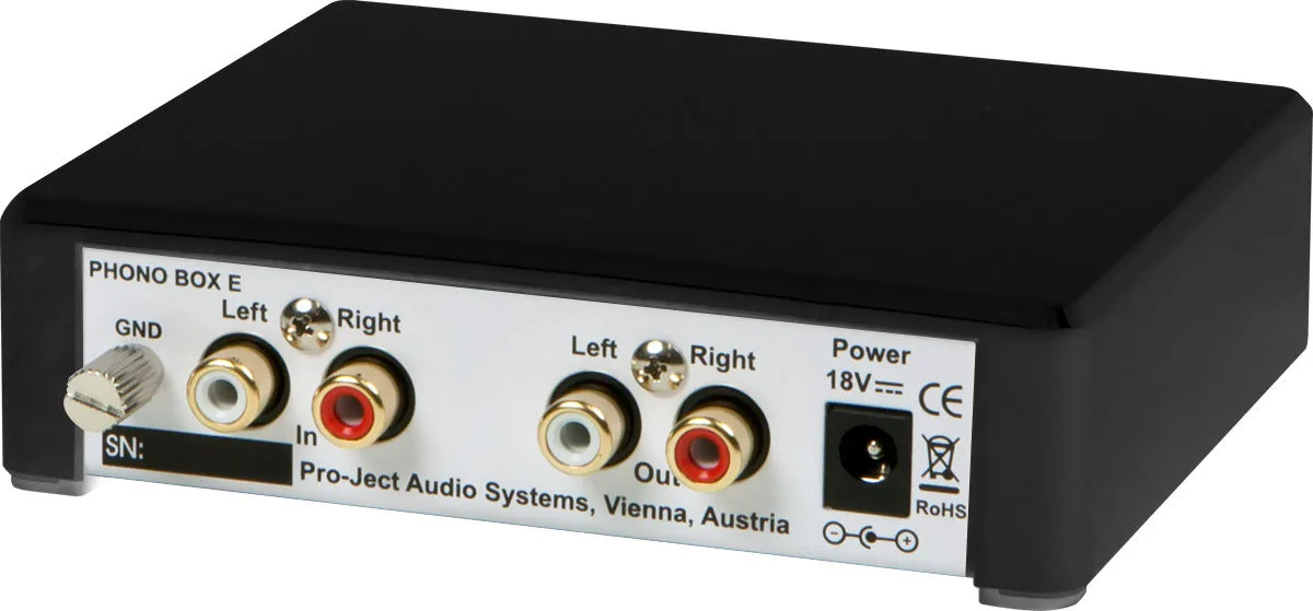 Pro-Ject Phono Box E Noir Préamplis phono