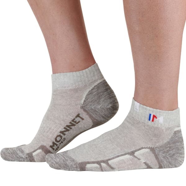 Chaussette randonnée MONNET TREK LIN BASSE GREY/WHITE