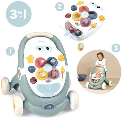 Smoby Gåvogn 3-in-1