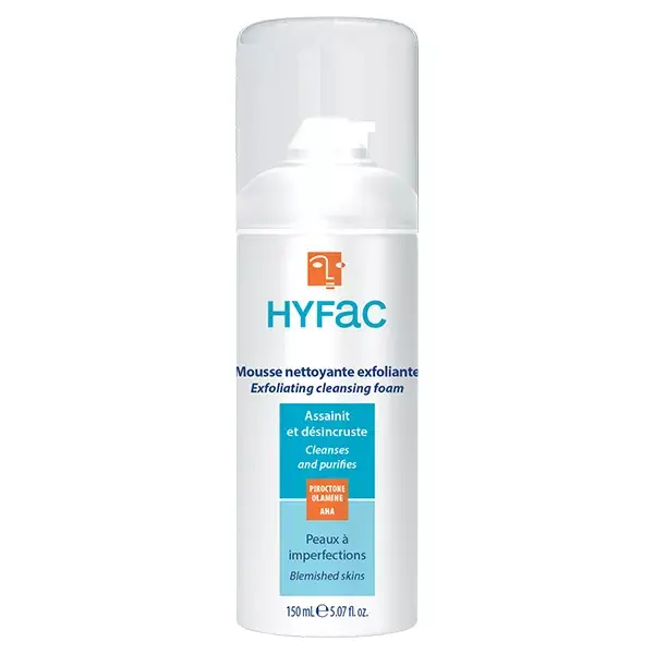 Espuma de limpeza facial Hyfac AHA 150ml