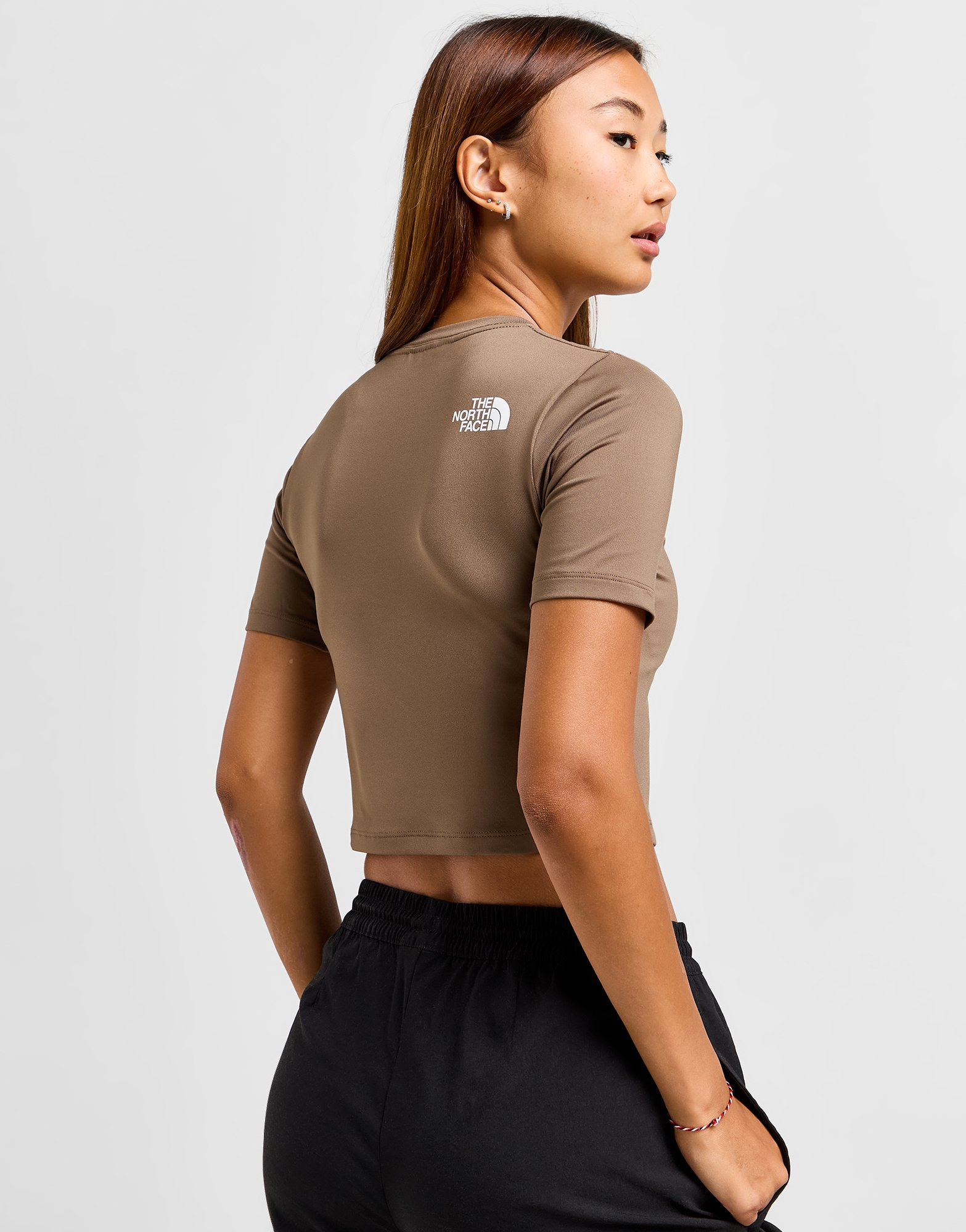 The North Face T-shirt court Outline Logo Slim Femme