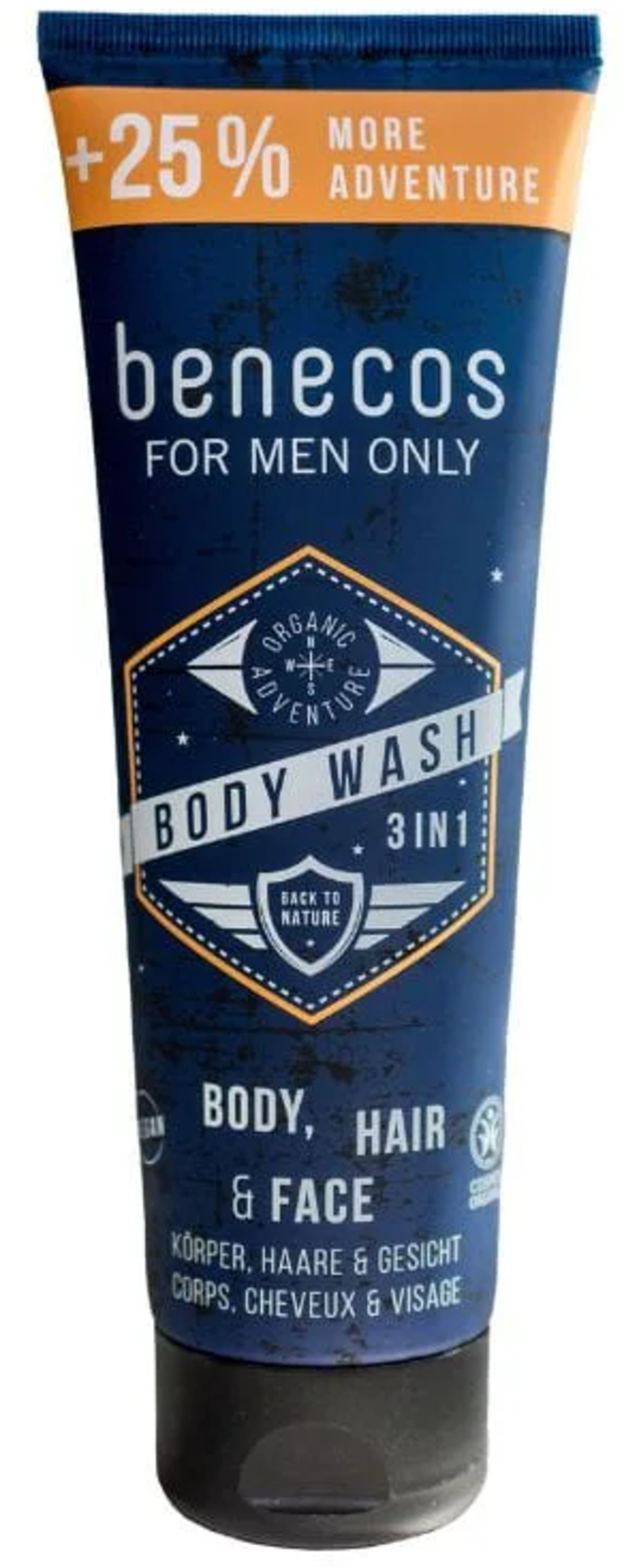 benecos  for men only 3in1 Body Wash, 250 ml