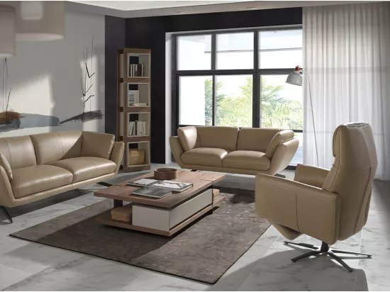 Fauteuil relax pivotant en cuir Arena 5086 ANGEL CERDA