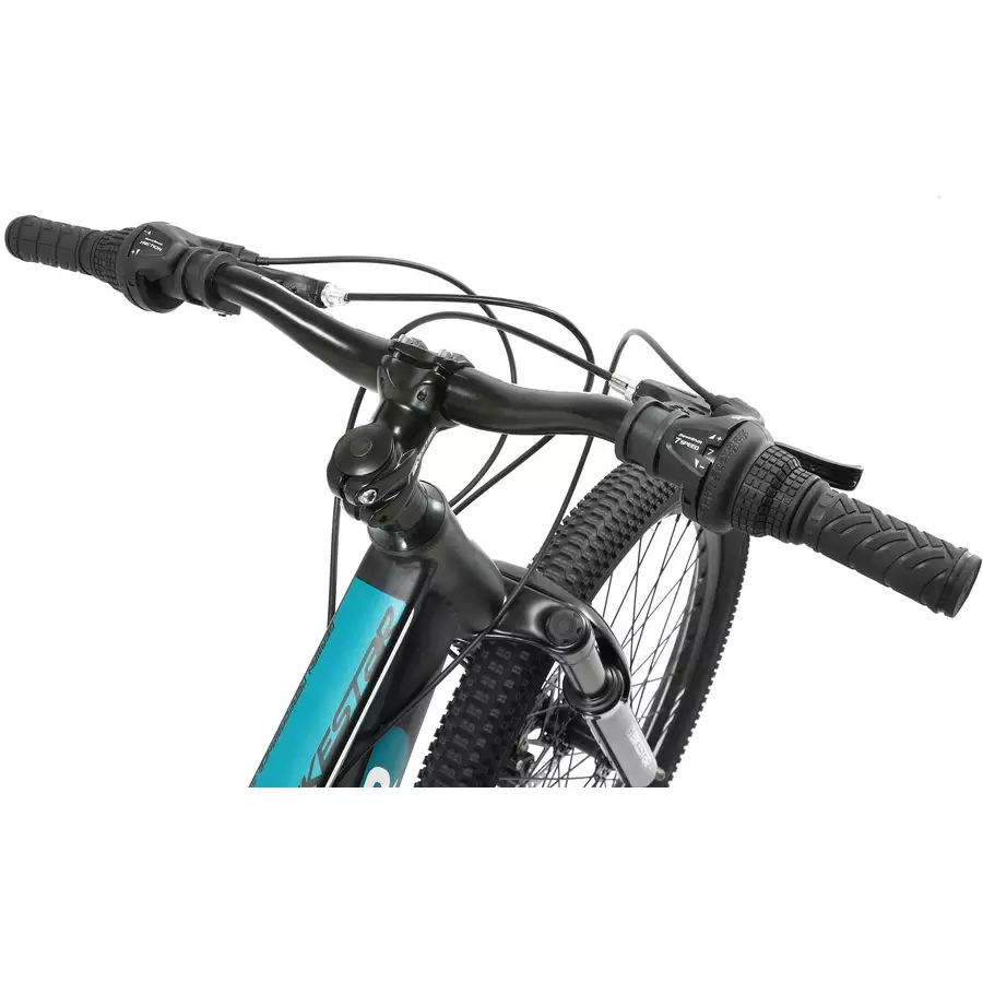 Bikestar Kinderrad Fully MTB Stahl 24 Zoll schwarz, grün
