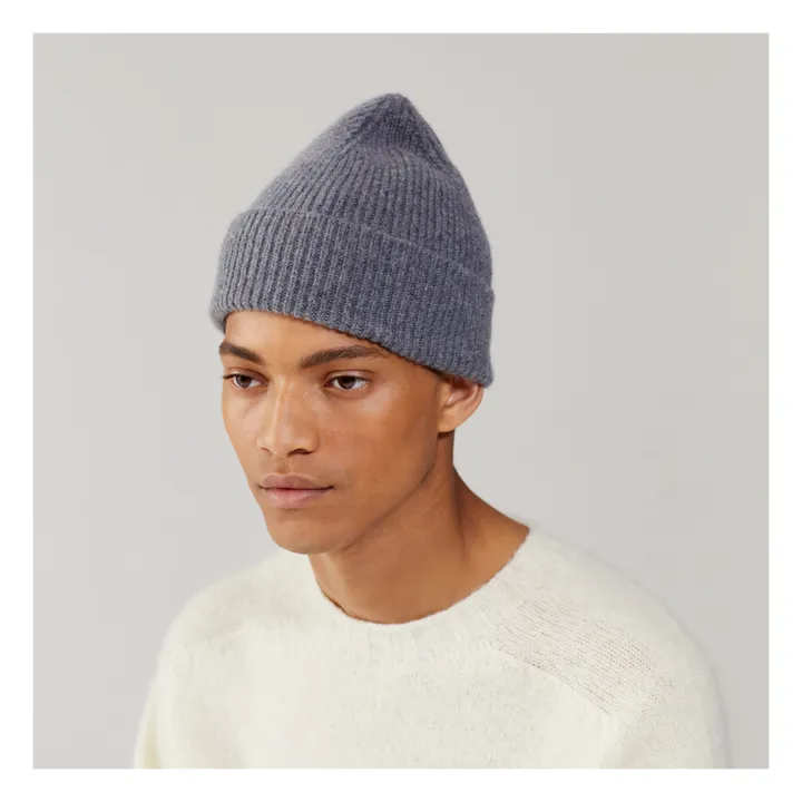 Le Bonnet Amsterdam Bonnet Laine et Angora | Gris anthracite