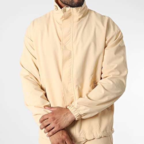 Ensemble Veste Zippée Et Pantalon Jogging KL-2073 Beige