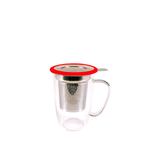 Tisanière tastea 450ml rouge