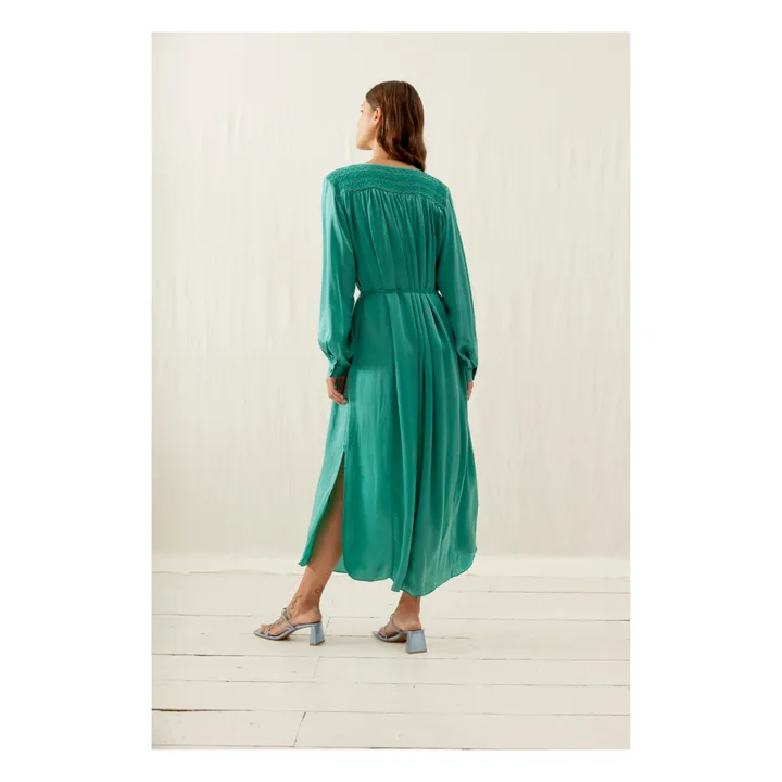 Louise Misha Robe Djina - Collection Femme | Bleu Vert