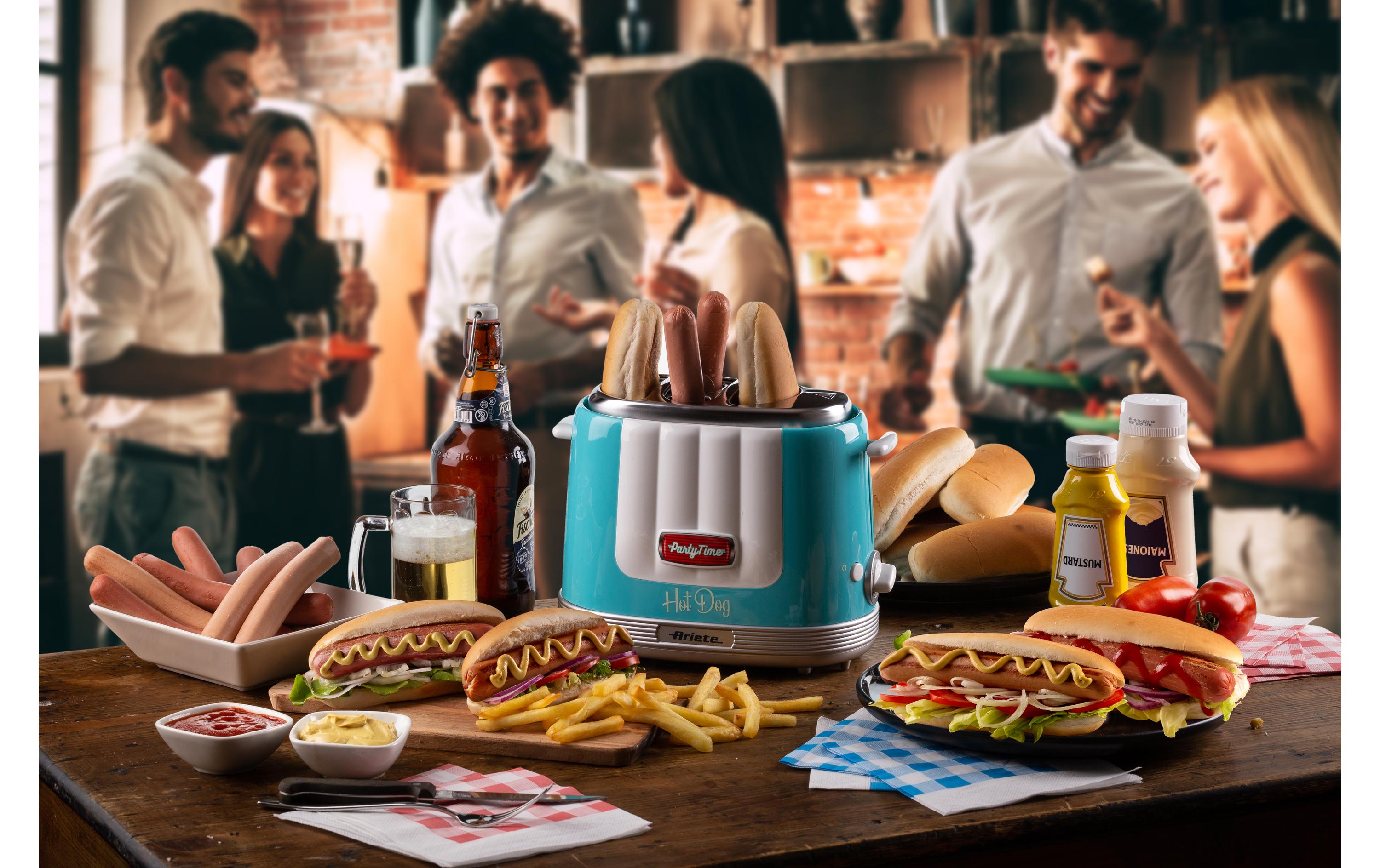 Hot Dog Maschine Party Time ARI-206-BL BlauHot Dog-Gerät
