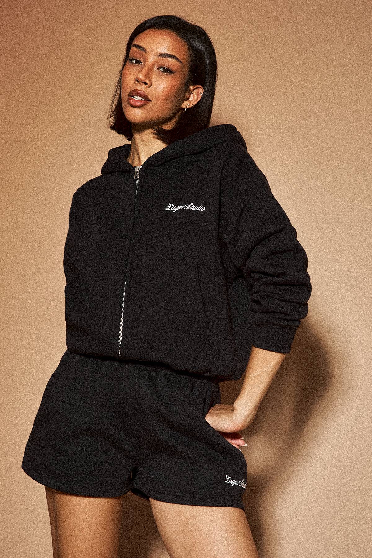 Sweat À Casynthétiqueche Boxy Zippé Dsgn Studio