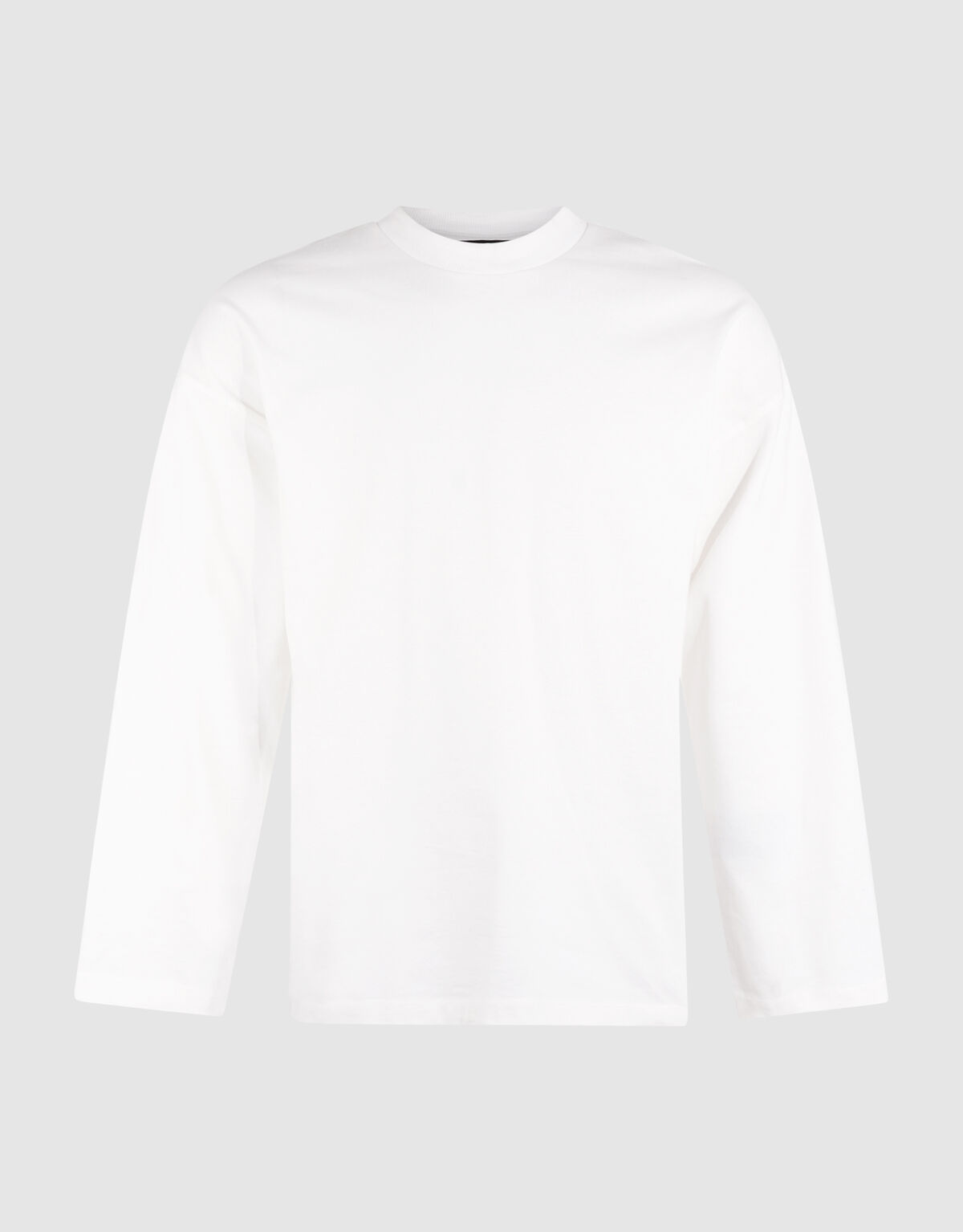 Basis Relaxed Fit Longsleeve Wit