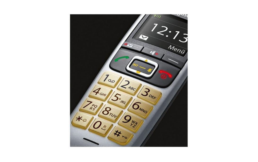 Schnurlostelefon E560 Schwarz/SilberDas Grosstastentelefon Gigaset E560 - Grosser Anspruch, einfache Bedienung