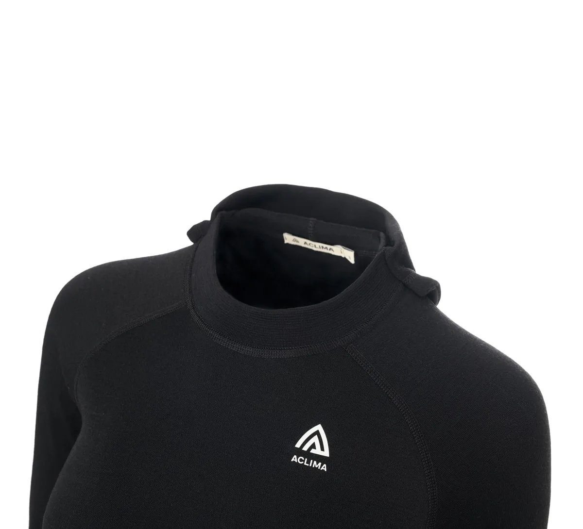 Aclima Women's WarmWool Hoodsweater V2 Jet Black